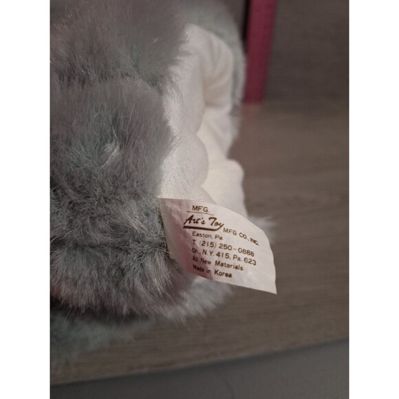 Vintage Arts Toy Hand Puppet Gray Bunny Rabbit Plush - Picture 5 of 5